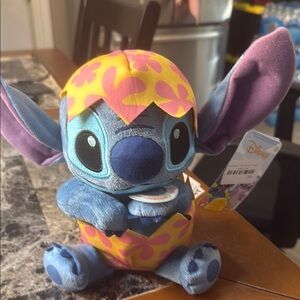 Disney Stitch Plush Toy Blue and Yellow Stuffed Animal